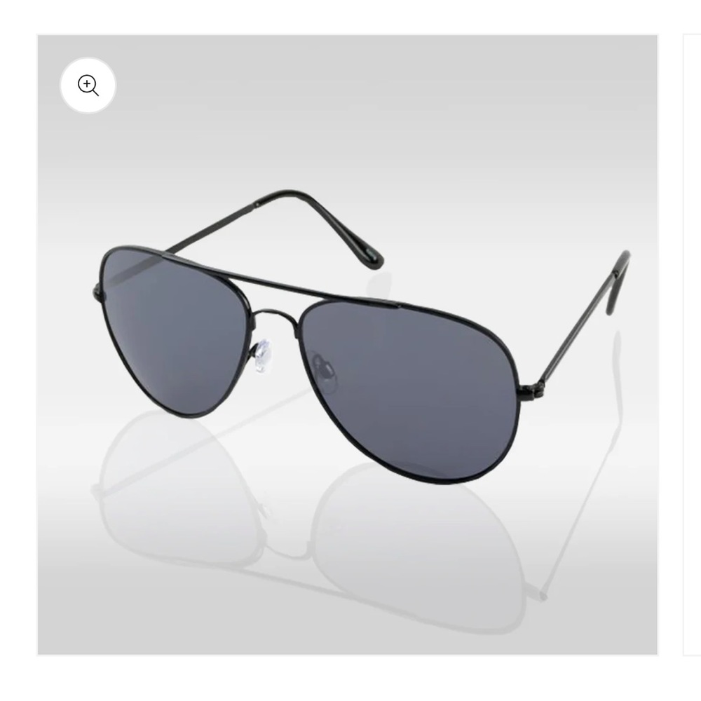 Aviator Sunglasses - Color: Black, Brand: Zoozap, Style: Holt